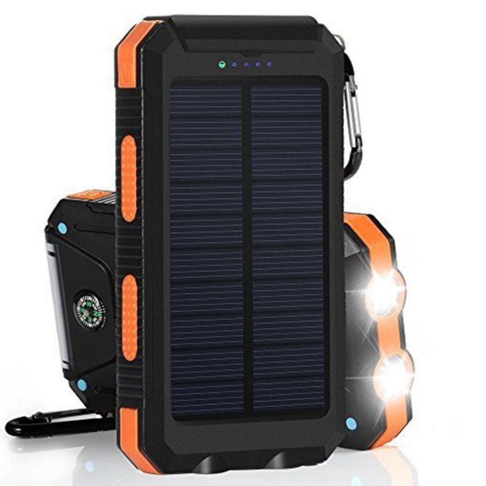 Waterproof Solar Charger Power Bank 20000mAh